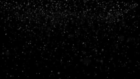 Snow-flakes-overlay-Winter,-slowly-falling-snow-effect-Dust-particles-seamless-loop-transparent-background-With-alpha-channel